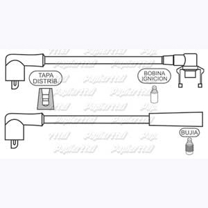 PR-1102 CABLES DE BUJIAS INDUMAG      1102      A.2