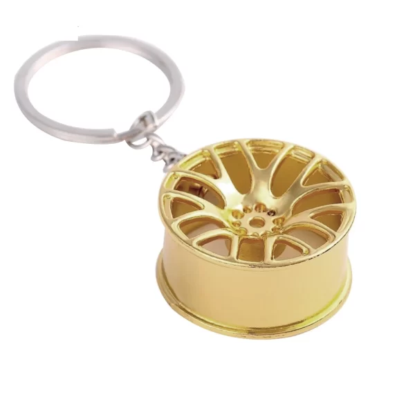 0034   LLAVERO LLANTA  DORADO