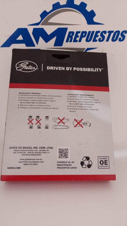 6SK1200  CORREA POLY V ELASTICA    989996    GATES    cod 5016 - Imagen 2