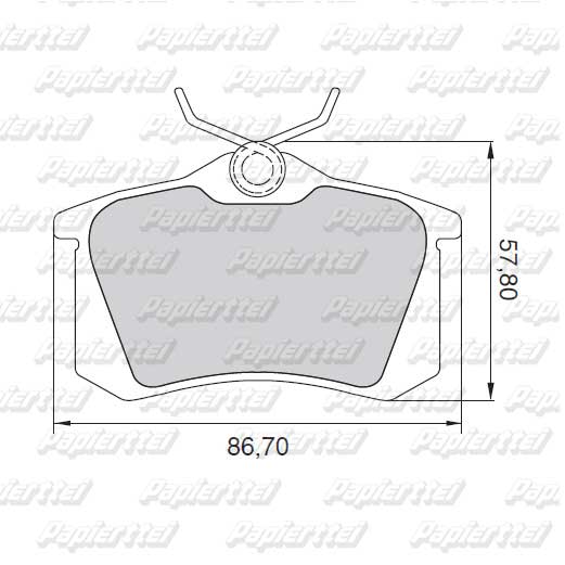 0 986 BB0 855 PASTILLAS DE FRENOS BOSCH    7798174870460 Y 687m 2504906