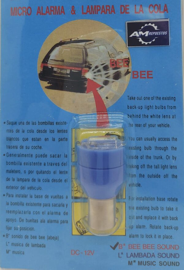 LAMPARA ALARMA DE RETROCESO 0048