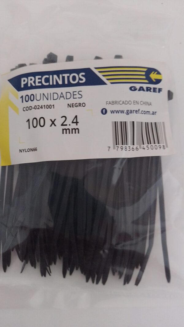 PRECINTO PLASTICO   7798366450098