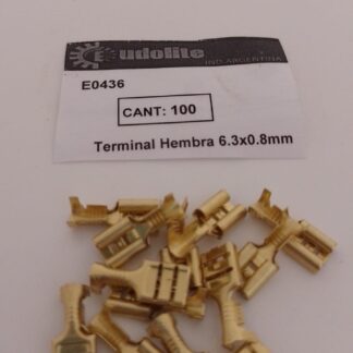 TERMINAL PALA HEMBRA BRONCE    E0436