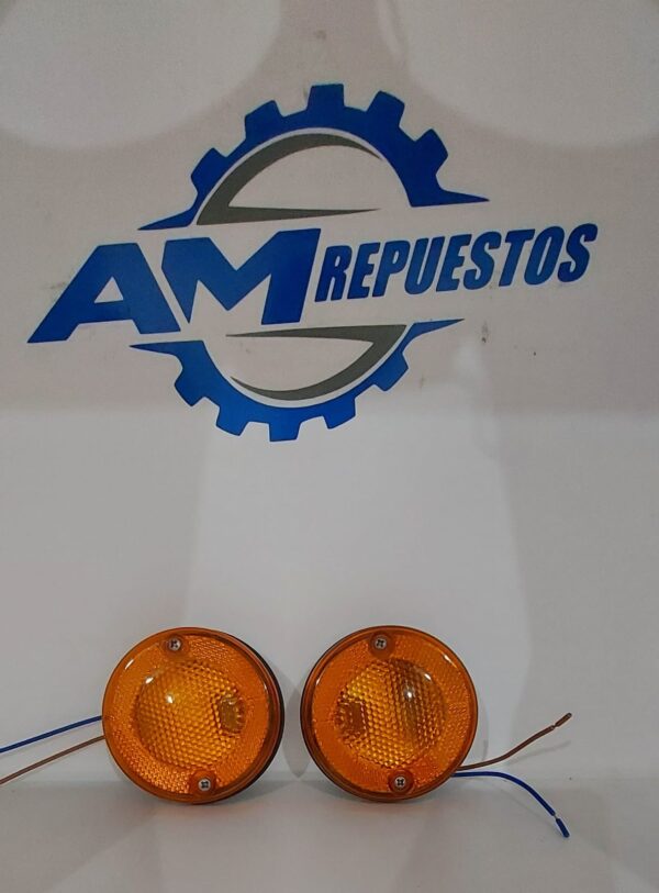 FARO METALIZADO AMBAR