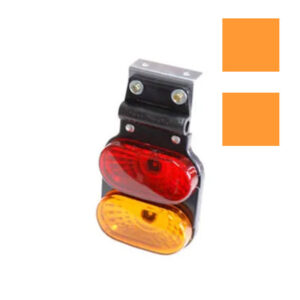 AP402AA FARO DELIMITADOR FLEXIBLE DOBLE METALIZADO AMBAR - AMBAR / 180 X 110 (MM.)