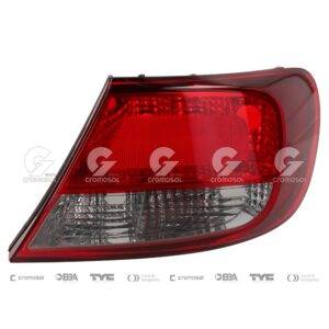 12341/15D  FARO TRASERO VOLKSWAGEN GOL G5 TREND 08/12 BASE COLOR NEGRO