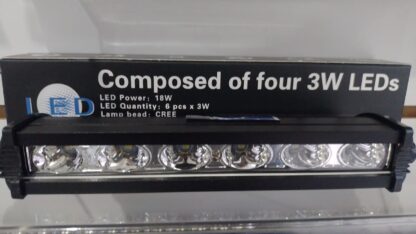 1180   BARRA SLIM 18W  6 Leds, 12/24V