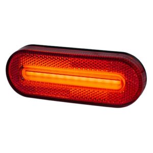 BAI1010ER  FARO DELIMITADOR LATERAL ELECTRÓNICO A LEDS ROJOS CON RETRORREFLECTOR