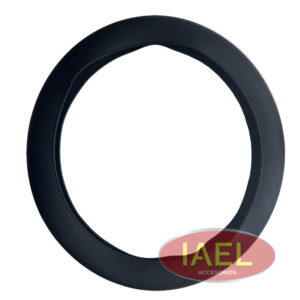 CV-046 CUBRE VOLANTE SILICONADO NEGRO, UNIVERSAL