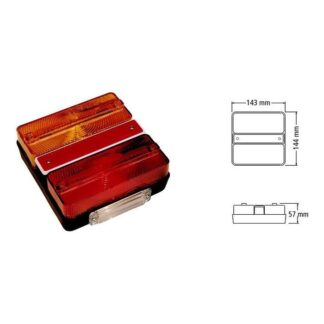 BAI1260  FAROS TRASEROS CUADRADOS