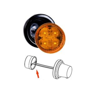 BAI3030EASF   3030e'a   FARO ELECTRONICO CON 4 LEDS AMBAR