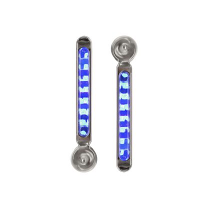 FARO DE SEÑALIZACION LED EOLICO JUEGO DE FAROS COLOR AZUL CON SOPORTE METALICO AUTOADHESIVO LUX LED  661094197092