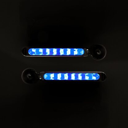 FARO DE SEÑALIZACION LED EOLICO JUEGO DE FAROS COLOR AZUL CON SOPORTE METALICO AUTOADHESIVO LUX LED  661094197092 - Imagen 2