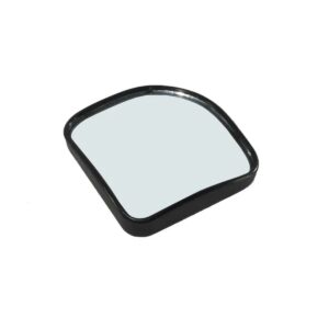 ESP008 ESPEJO PUNTO CIEGO 3 SEMI CUADRADO BORDE PLASTICO NEGRO PLATEADO UNIVERSAL OREGON