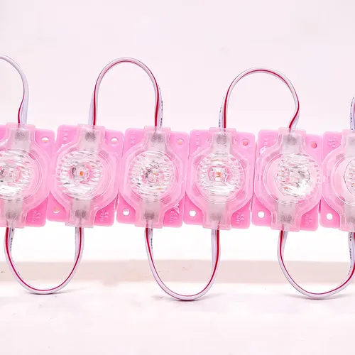 MODULO COB LED 12V ROSA CON LUPA