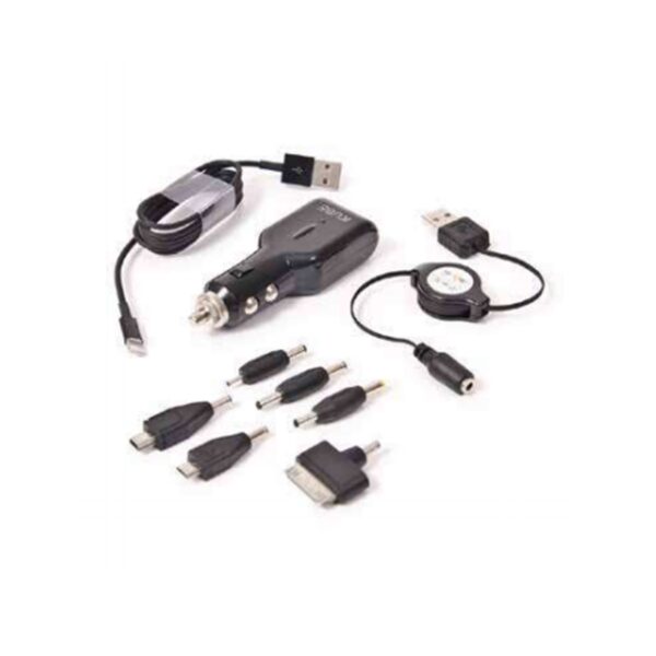 5904378586171 ACCESORIO PARA CELULAR CARGADOR USB CON MULTIADAPTADOR 12V / 24V OUTPUT 5V - 1000MA