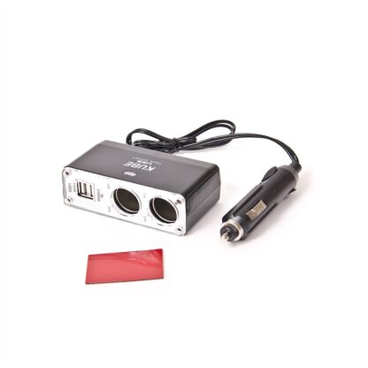 8416038350680 ACCESORIO PARA CELULAR ALARGUE CON 2 USB + 2 ENCENDEDOR INPUT : 12/24V OUTPUT:5V/2100MA