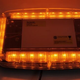 661094197092 BALIZA RECTANGULAR LED 12V - 24V COLOR AMBAR CON CONEXION A TOMA 12V
