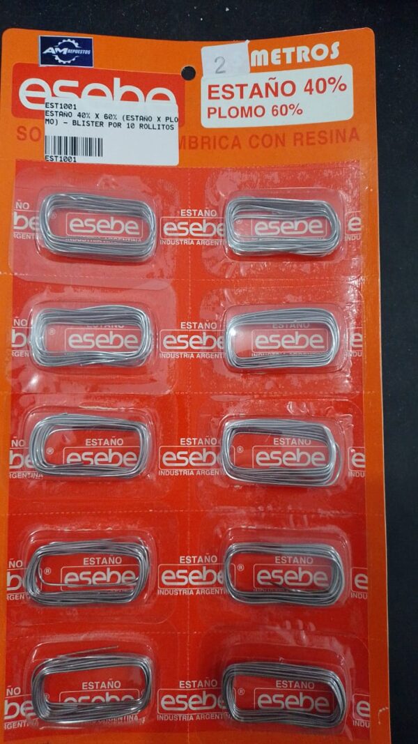 est1001  ESTANIO EN ROLLO