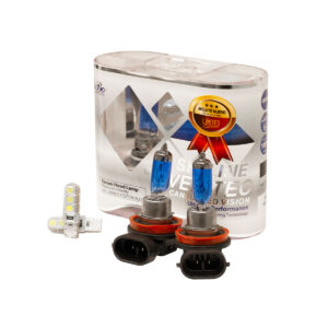 KOK12362SK KIT H11 12V 55W SKY LINE X 2 + 2 LED T10 CANBUS AZUL FRIO