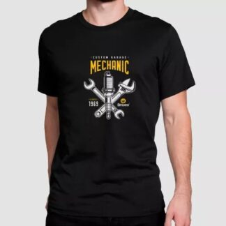 REMERA estampa MECHANIC   T.L