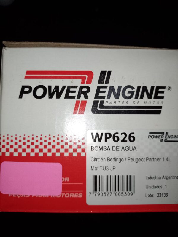 BOMBA DE AGUA  POWER ENGINE  WP626  (DIR)