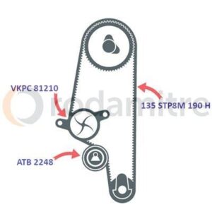 ktbwp3411  KTBWP3411 DAYCO KIT DISTRIBUCION IDEM SKF VKMC 01107
