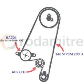 ktb254  KTB254 DAYCO  IDEM SKF  VKMA 05402