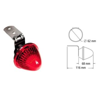 BAI 1021  FARO DE POSICION PERITA FIJO ROJO  (CAMPO)
