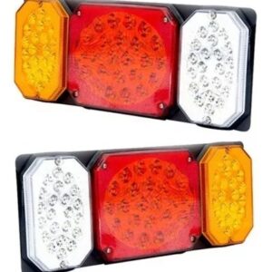 26286 JUEGO DE FAROS LED TRASEROS RECTANGULAR TRICOLOR