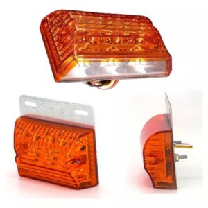 26257 JUEGO DE FAROS LED LATERAL CAMION 24V AMBAR (POLI)