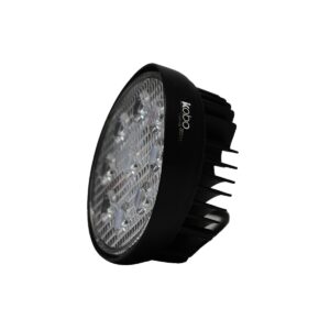 661094213037  FARO DE 9 LED REDONDO 27 WATTS 6CM PROFUNDIDAD BLANCO 12V - 24V ILUMINACION SPOT