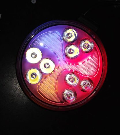 661094226020   DJ912SPIN  FARO DE LED CIRULAR - 47 LED 141W BLANCO CON DRL RUNNING RGB