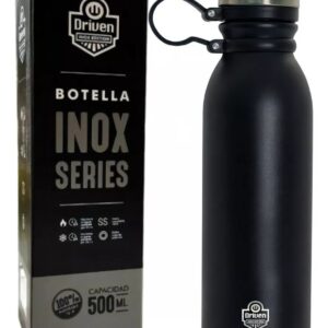 7798350916272  Botella Termica Doble Capa 500ml Negro Driven