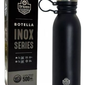 7798350916272  Botella Termica Doble Capa 500ml Negro Driven
