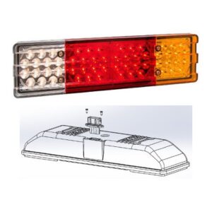 1350ED FARO TRASERO DERECHO 12V/24V
