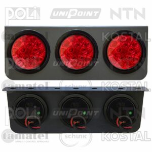 26287 - JUEGO de FAROS LED TRASEROS - 12V - ROJO