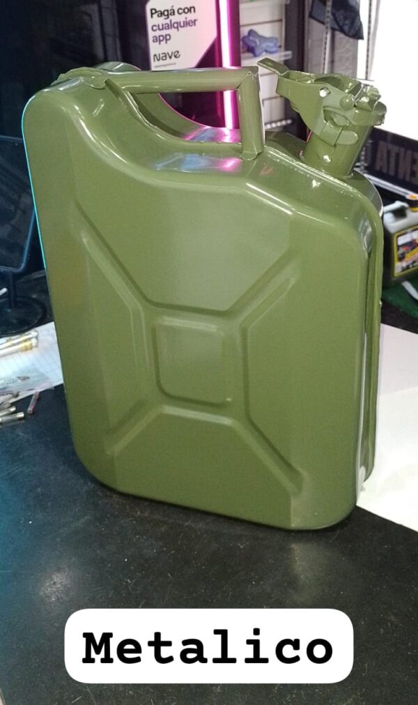 TANMET001 BIDON METALICO PARA COMBUSTIBLE