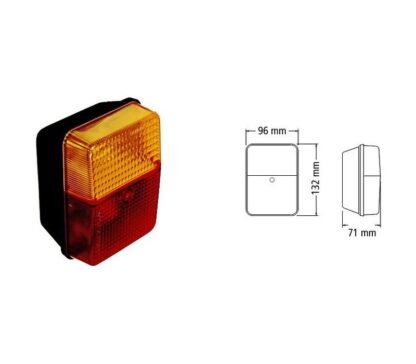FARO TRASERO MULTIPLE 1450  baiml - Imagen 2
