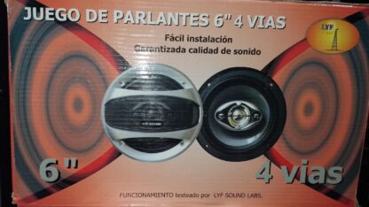 PARLANTES 6" 4 VIAS JUEGO  08137002'01
