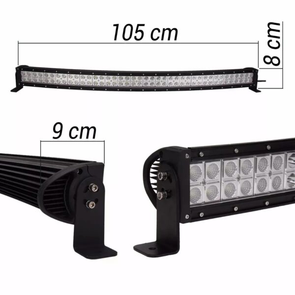 1051 - BARRA CURVA LED
