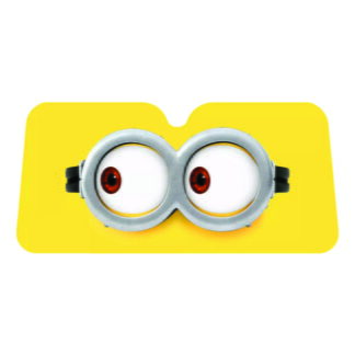 CORTINA MINIONS PARABRISA METALIZADA OJOS