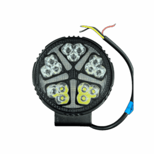 1457- FARO LED REDONDO 15 LEDS, 12/24V (LUZ BLANCA+DRL)