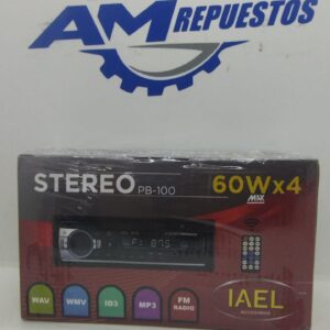 STEREO CON BLUETOOTH, USB, MP3, FM Y CONTROL REMOTO