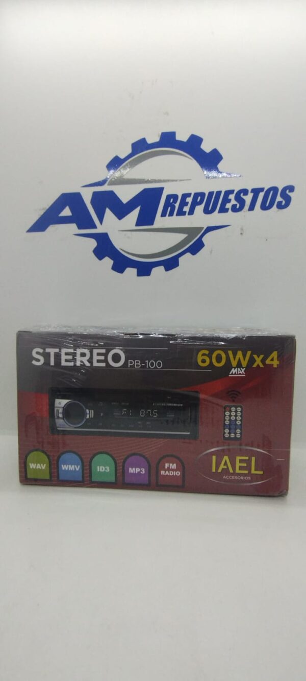 STEREO CON BLUETOOTH, USB, MP3, FM Y CONTROL REMOTO