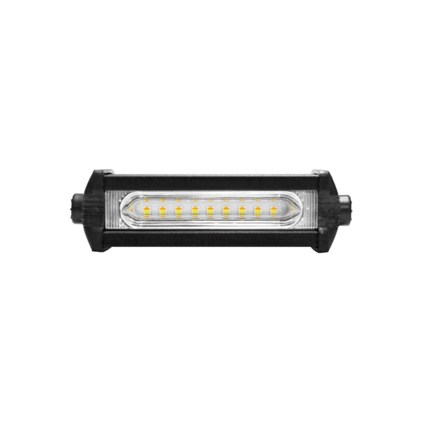 BAR18RUAR-AMB BARRA DE LED ULTRA SLIM 18 WATTS - 10 CM DE LARGO COLOR BLANCO Y AMBAR 12V/24V