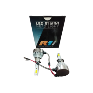 1013-LAMPARA LED R1 H1 MINI SIN COOLER, CON DISIPADOR, 22.000LM 12V