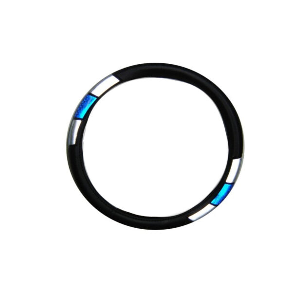 08/087/468 ACCESORIOS VARIOS CUBRE VOLANTE REFLECTIVO AZUL + GRIS P/CAMIONES 50 CM