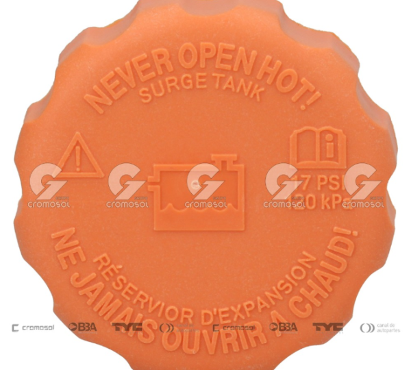 62749 TAPA DEPOSITO DE AGUA CHEVROLET AVEO 09/15