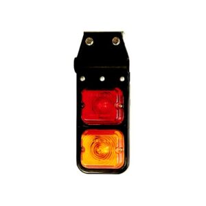 BAI615/634-2 FAROS FLEXIBLES CON SOPORTE DOBLE ( ROJO - AMBAR )